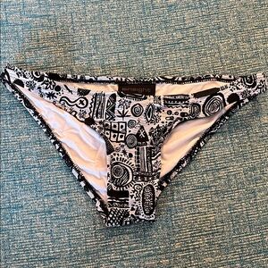 Insight Streetwear Doodle Design Graffiti Bikini Bottoms Swim XS
